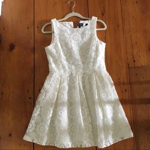 Jack Wills White Embroidered Dress
